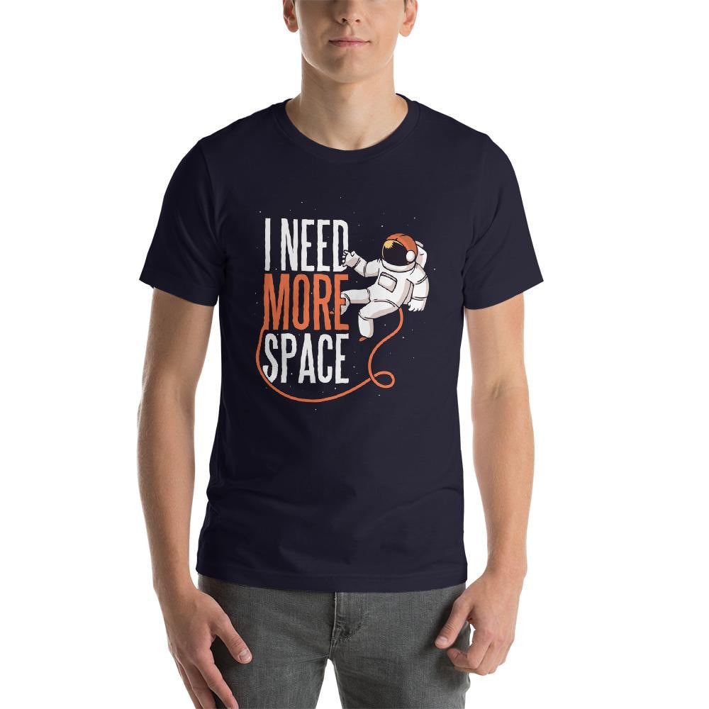I Need More Space Half Sleeve T-Shirt — Navy (2)