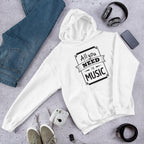All You Need Is Music graphic hoodie – Fourth Dimension Club