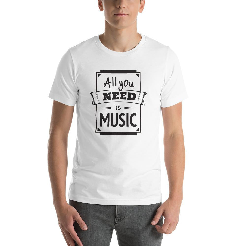 All You Need Is Music Half Sleeve T-Shirt — detail view 8