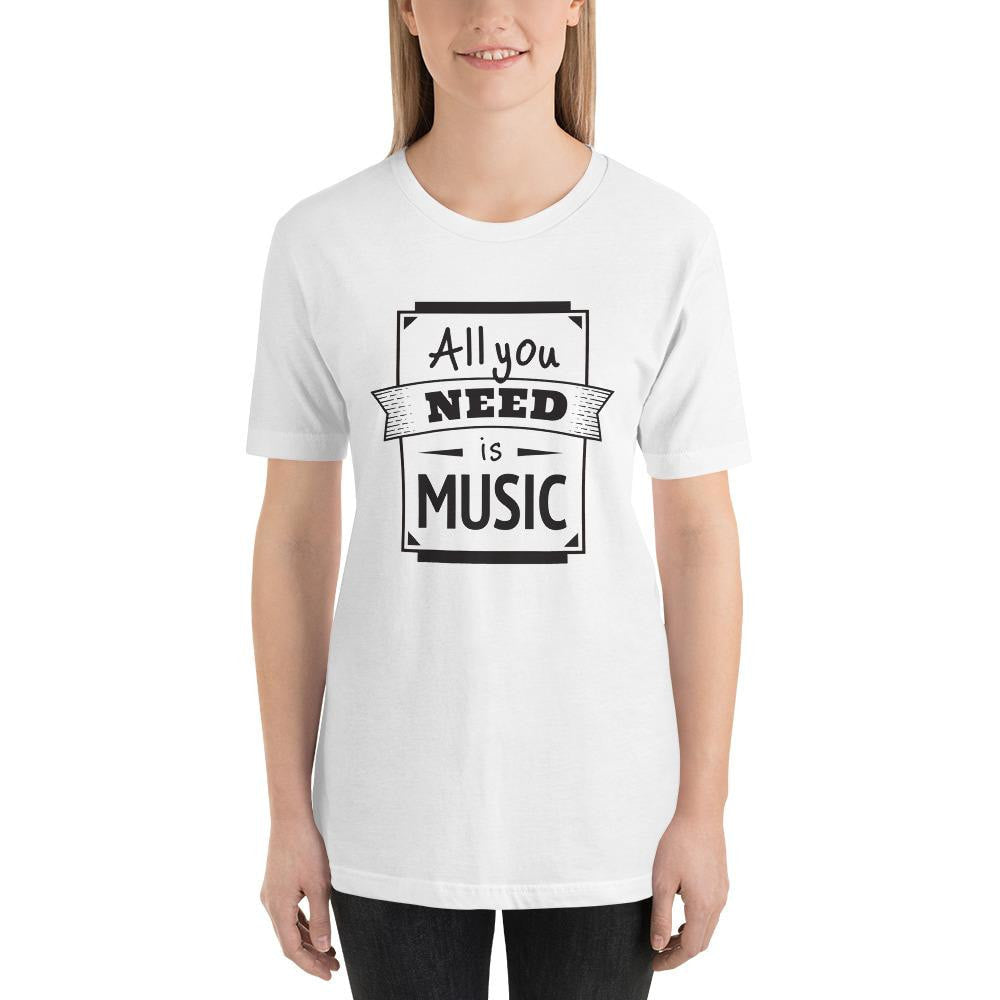 All You Need Is Music Half Sleeve T-Shirt — detail view 9