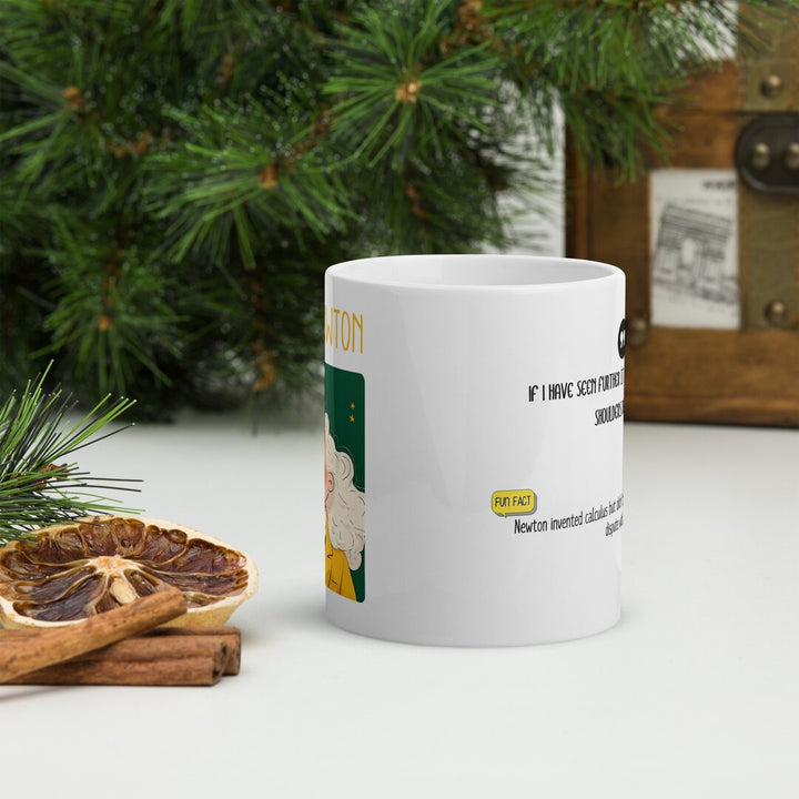 Isaac Newton Coffee Mug #GeniusDoodles