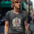 Cotton t-shirt with Not Only A Surfer Boy print
