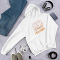 Here To Ignore Unisex Hooded Sweatshirt — White