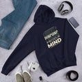 Punching People Unisex Hooded Sweatshirt — Navy