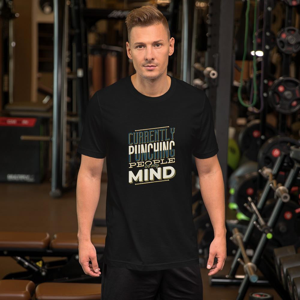 Punching People half Sleeve T-Shirt