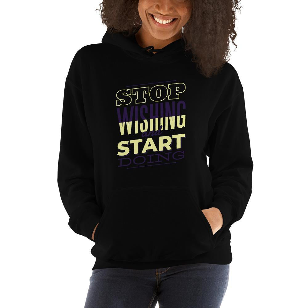 Start Doing Unisex Hooded Sweatshirt — detail view 2