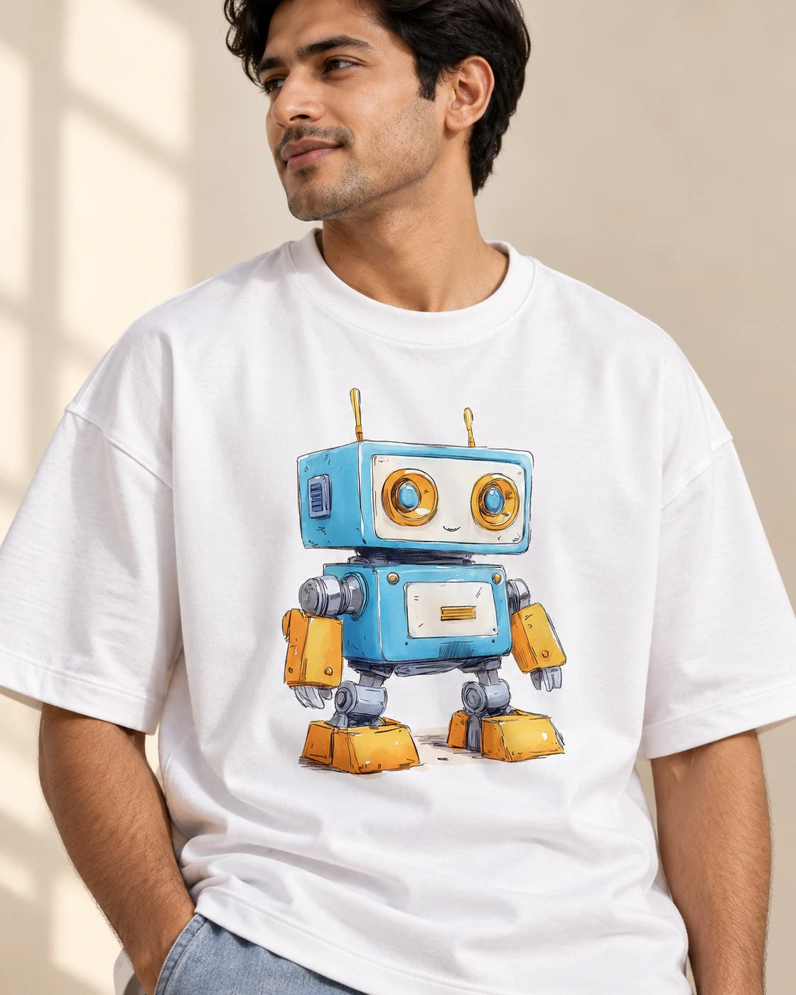 Rex Oversized French Terry T-Shirt #Adorabots