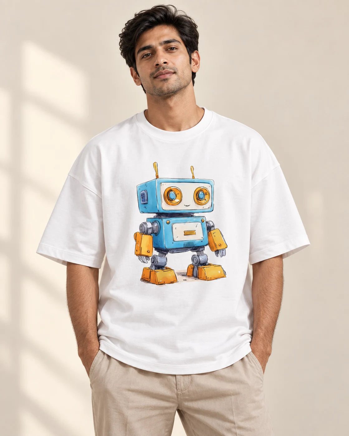 Rex Oversized French Terry T-Shirt #Adorabots