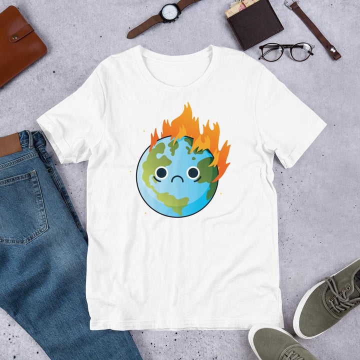 Burning Sad Earth Half Sleeve T-Shirt