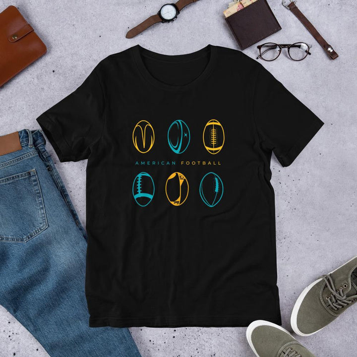 American Football Half Sleeve T-Shirt
