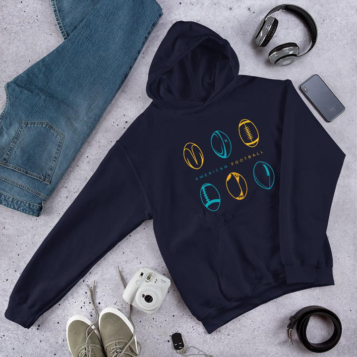 American Football Unisex Hooded Sweatshirt
