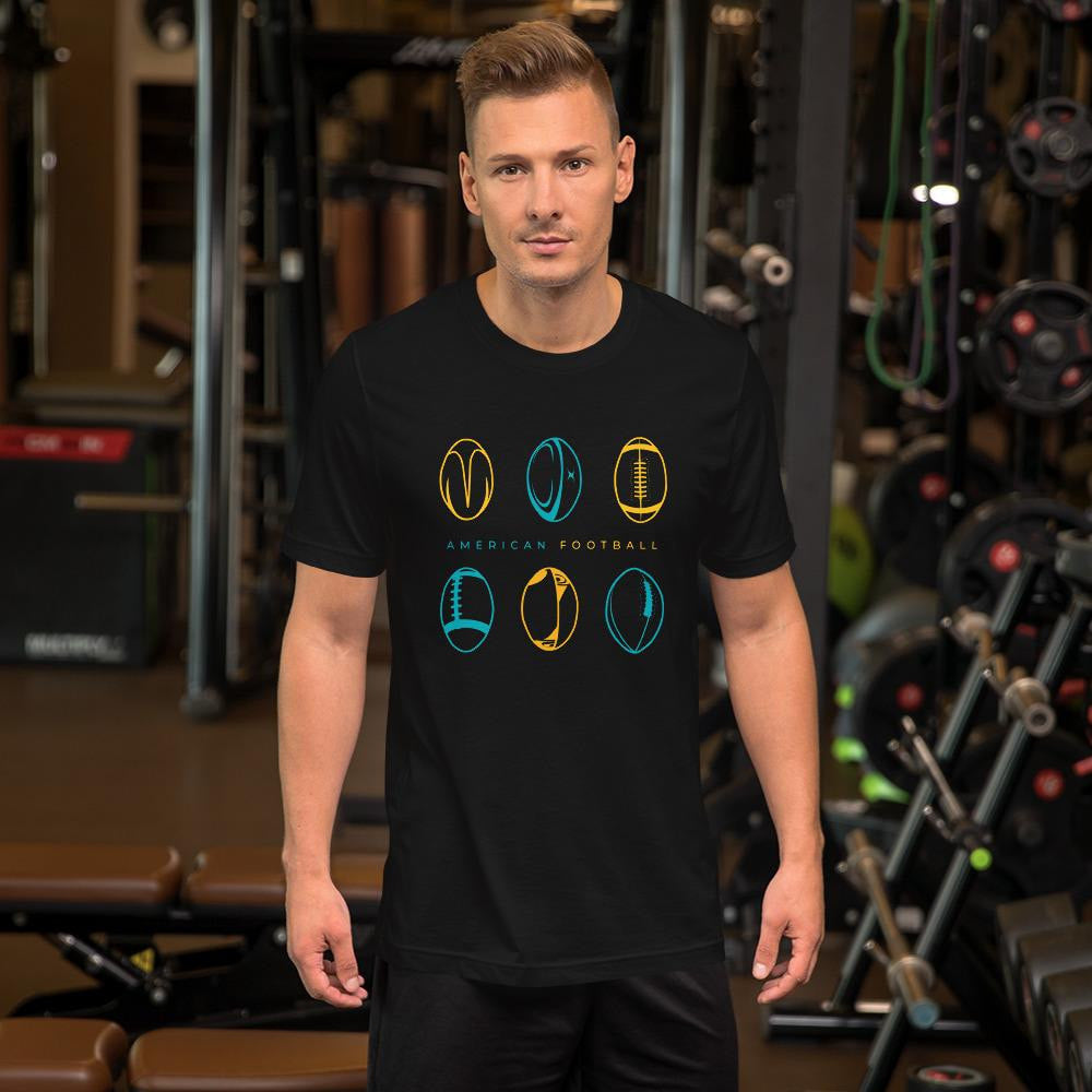 American Football Half Sleeve T-Shirt