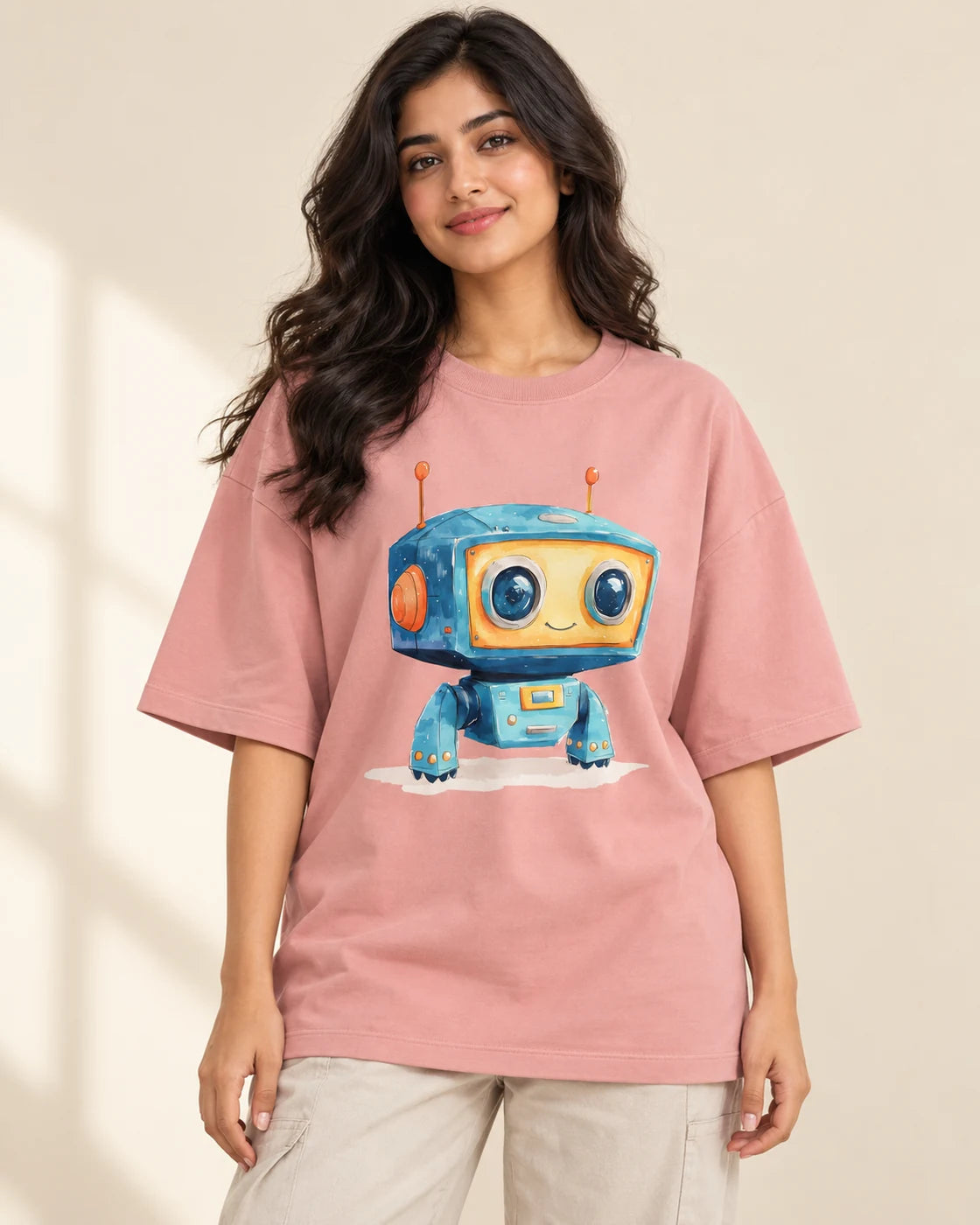 Sunny Oversized French Terry T-Shirt #Adorabots