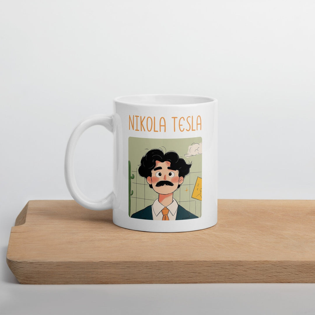 Nikola Tesla Coffee Mug #GeniusDoodles