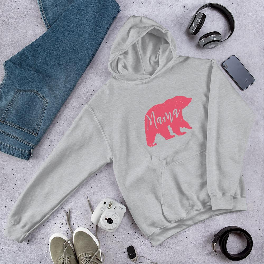 Mama Bear Unisex Hooded Sweatshirt