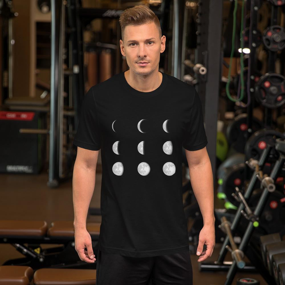 Moon Phases Half Sleeve T-Shirt — detail view 3