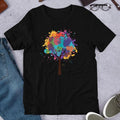 Abstract Tree graphic tee front graphic – Fourth Dimension Club