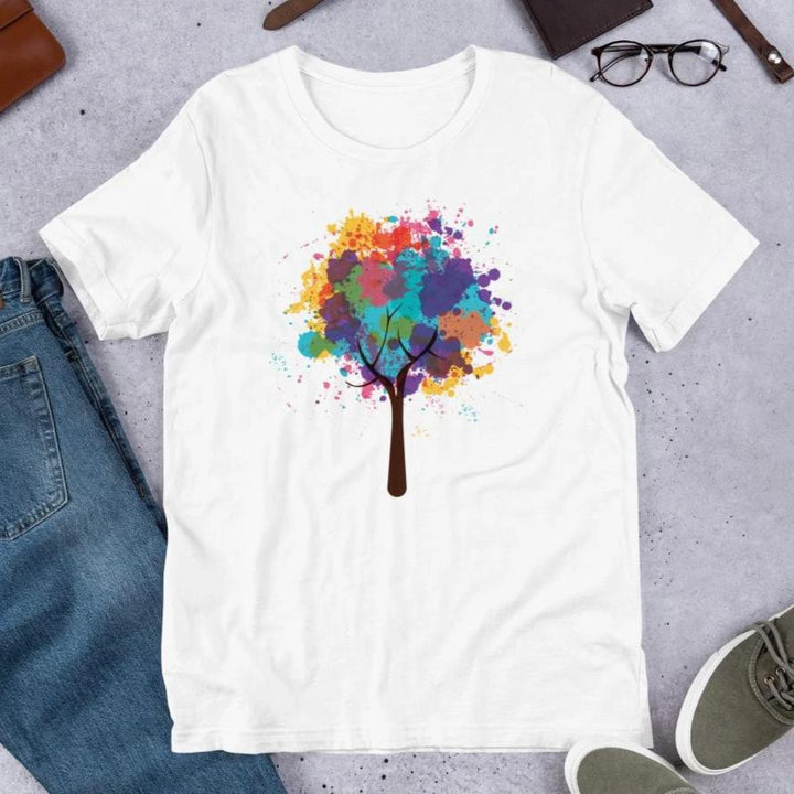 Abstract Tree Unisex Half Sleeve T-Shirt #Plus-sizes