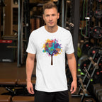 Abstract Tree Half Sleeve T-Shirt — detail view 3