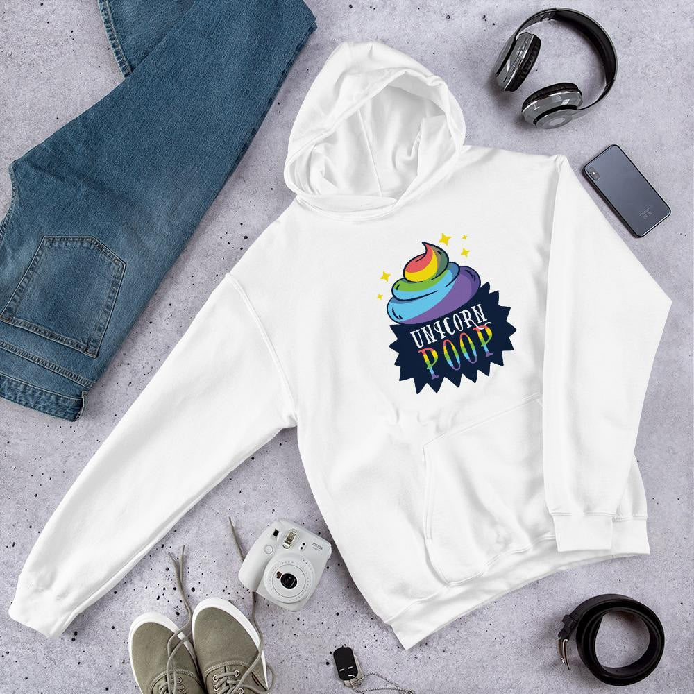 Unicorn Poop Unisex Hooded Sweatshirt