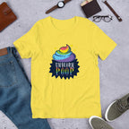 Unicorn poop Half Sleeve T-Shirt — Yellow