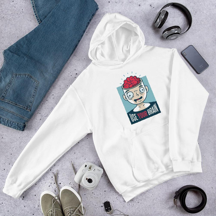 Use Your Brain Unisex Hooded Sweatshirt