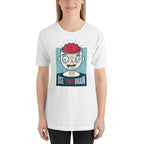 Use Your Brain science tee front graphic – Fourth Dimension Club