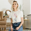 Cotton t-shirt with Watercolour RNA print