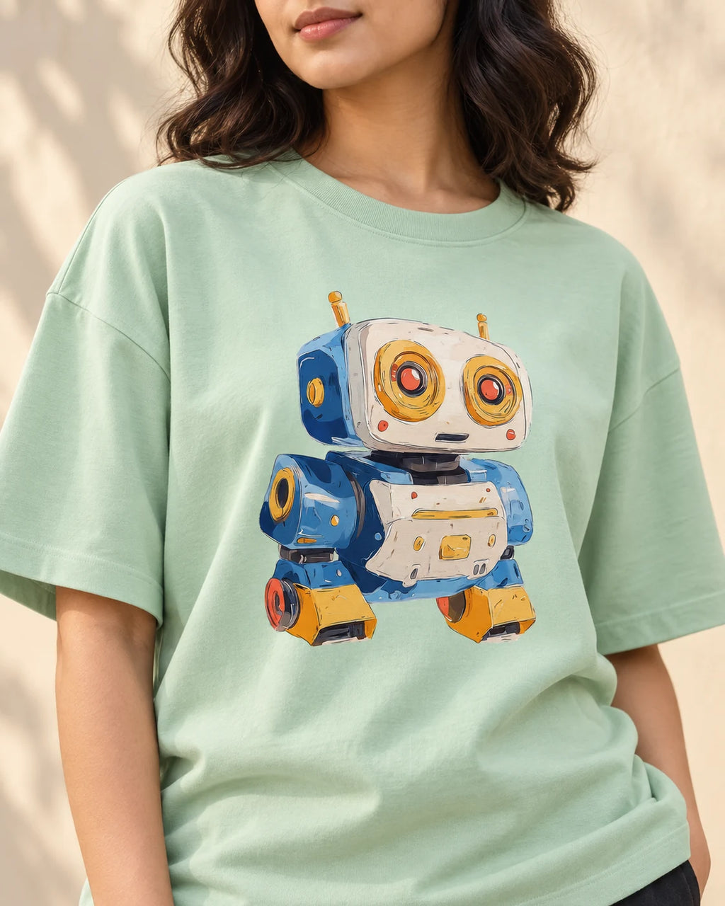 Zappy Oversized French Terry T-Shirt #Adorabots