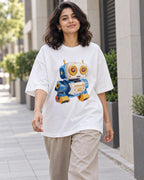 Zappy Oversized French Terry T-Shirt #Adorabots